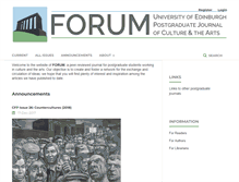 Tablet Screenshot of forumjournal.org